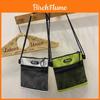 Urban Minimalist Nylon Messenger Bag For Men With Zipper Closure For Daily Use