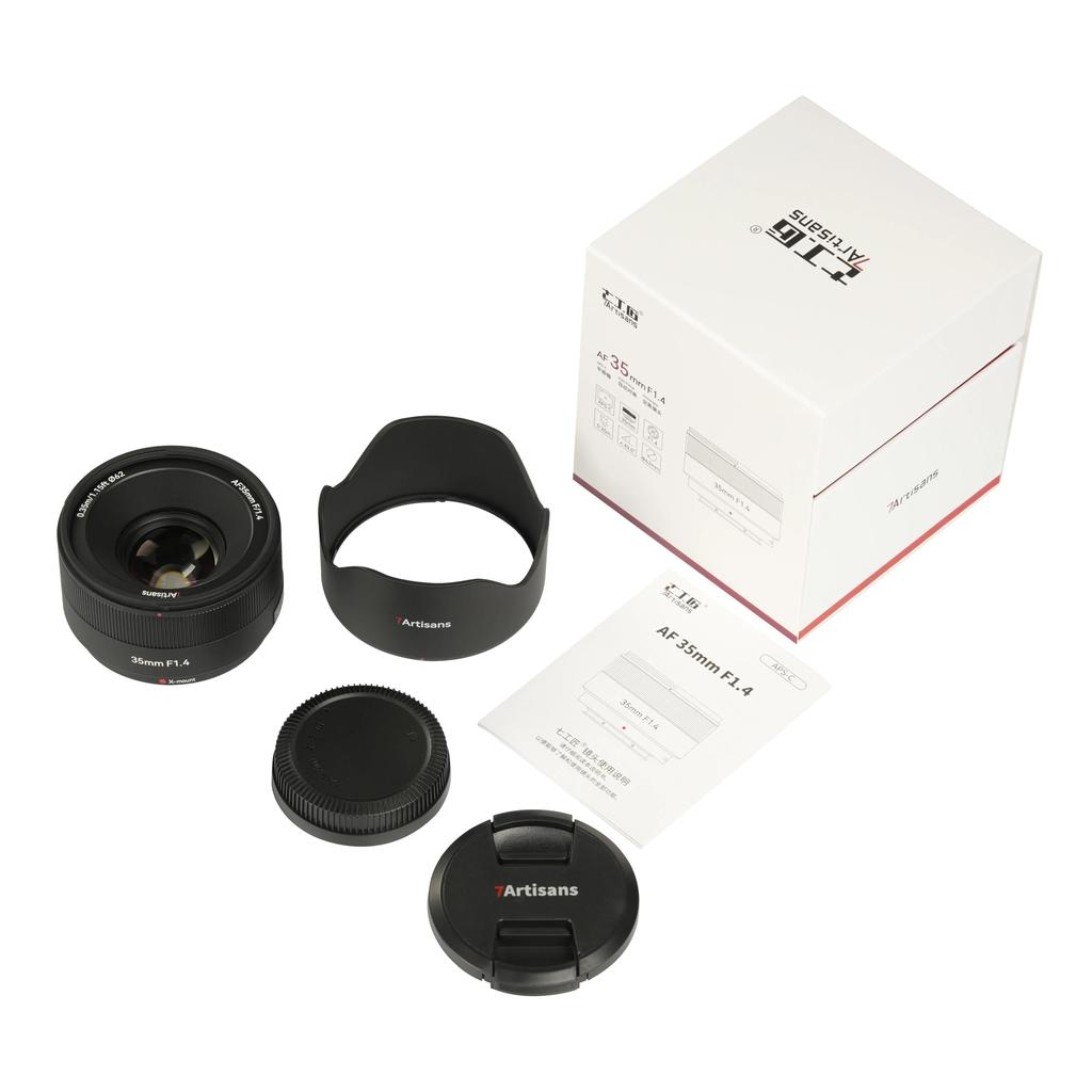 7artisans AF 35mm Prime Fujifilm X Fuji X Interchangeable 7artisans X-Mount f/1.4 Lens, APS-C (2-Year Manufacturer's Warranty), Lens, Autofocus,