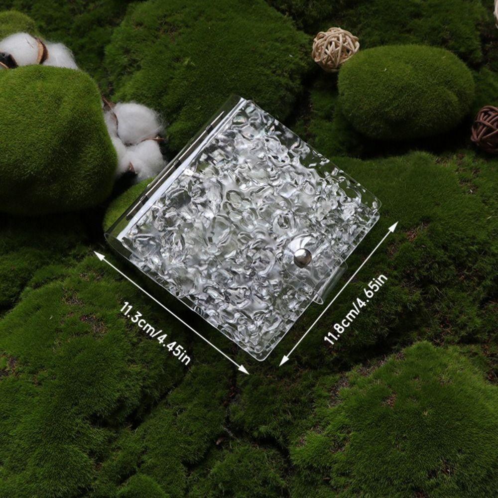 Loose Leaf Design Photocards Holder Water Ripple Idol Card Collection Binder Storage Booklet