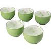 Stylish Teacup Arita-yaki Wakakusayama Camellia Sencha Set Japanese Cup X5pcs Porcelain Size(cm) 8.8x5.5 No693215