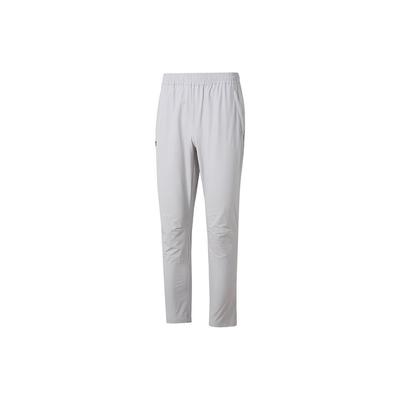 Pantalon de sport en maille unie ample respirant à jambe droite pour homme - Bas Gris 23600701-009