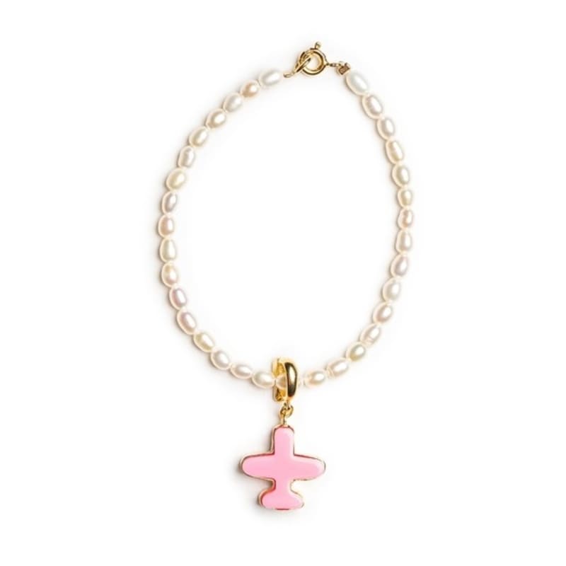 BONBEAU Breeze pear simple layered bracelet layered rice grain freshwater pearl bracelet 4mm 5mm