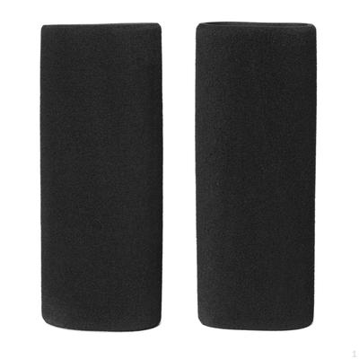 2 Pieces Universal Motorcycle Foam Grip Covers Replace Parts Comfort Durable Anti Slip for Most