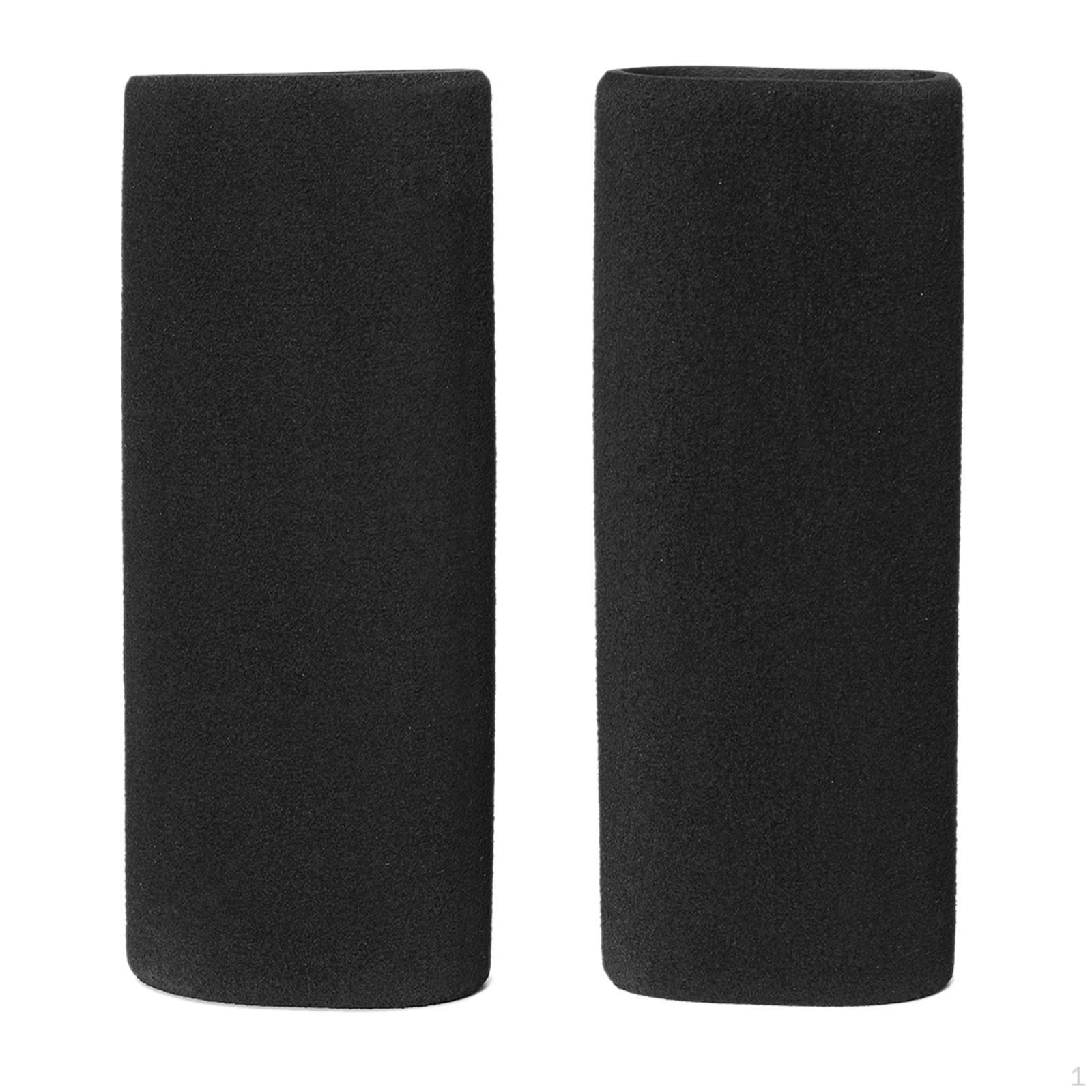 

2 Pieces Universal Motorcycle Foam Grip Covers Replace Parts Comfort Durable Anti Slip for Most 27mm