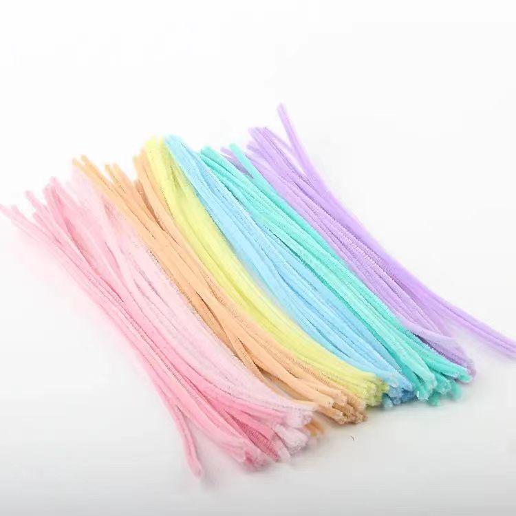 Colorful Chenille Pipe Cleaners for Kids' Craft & Educational Toys
