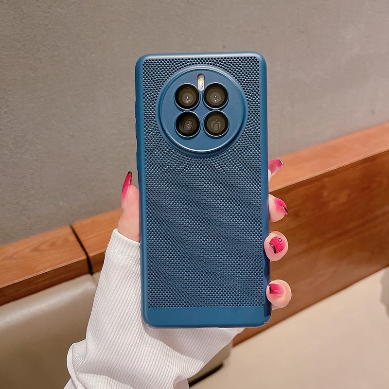 

Applicable To Huawei Mate50pro Phone Case, Grid Cooling P60, Ultra-thin with Built-in Lens Film 40, Full Package Shockproof 30 Huawei P40