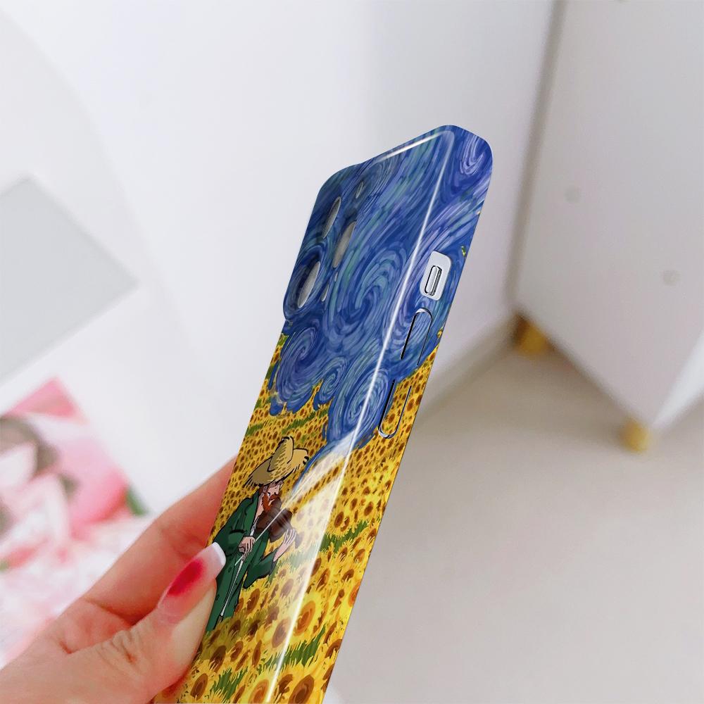 All-inclusive Film Handyhülle Cartoon Mode Design Hartschale Vollständige Abdeckung Kameraschutzhülle für iPhone Huawei Honor Vivo Google