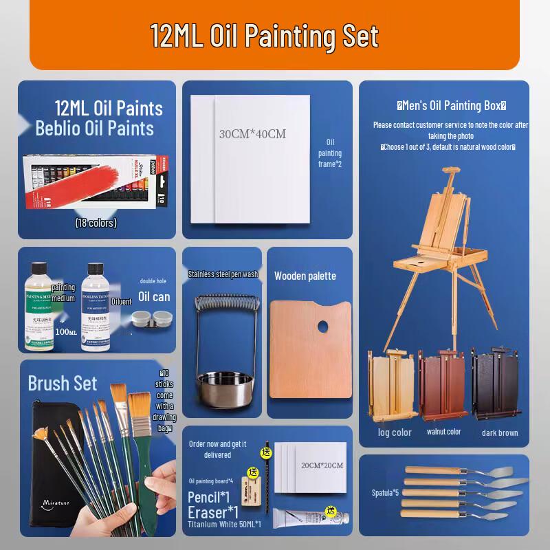 Handun HX-3 Oil Painting & Sketch Board Set