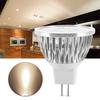 6 Pack Low Voltage MR16 LED Bulbs 12V 3W LED Spot Light Bulbs Aluminum Warm White 3000K LED Light Bulbs Home