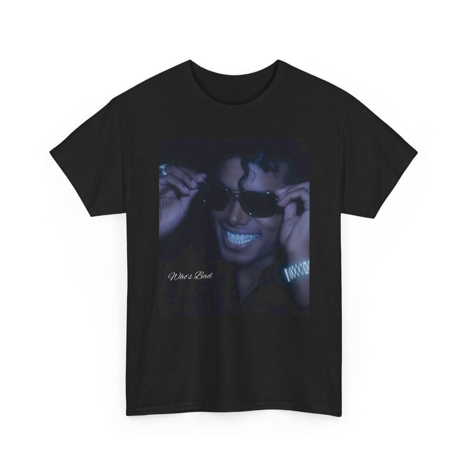 Michael Jackson Sunglasses Portrait Tee | Who s Bad tee | M