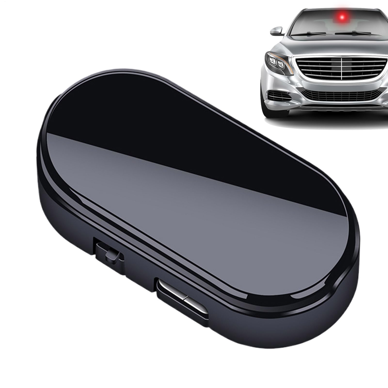 

Solar Powered Car Warning Light, Anti-Theft Solar Car Alarm Light, Car Security, Car Warning Red light чёрный