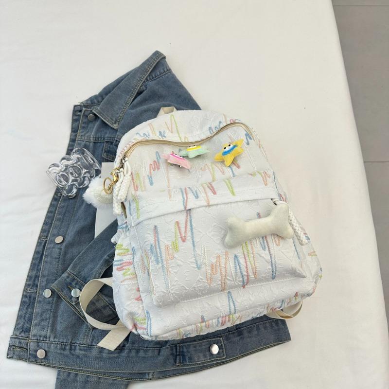 Cute Sweet Schoolbag High School Girl High Value Backpack Female Junior High School College Student Computer Travel Backpack