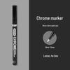 Chotune Reflektierender Chrom Marker Stift - Wasserdichte Galvanisierte Silberfarbe für DIY Hervorhebungen