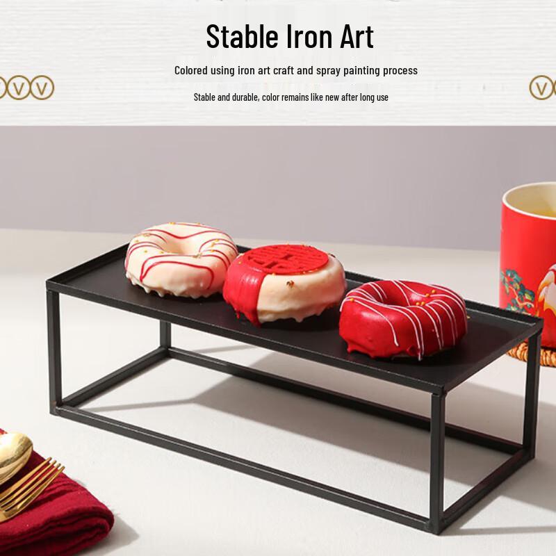 New Chinese Style Iron Art Dessert Display Stand Set