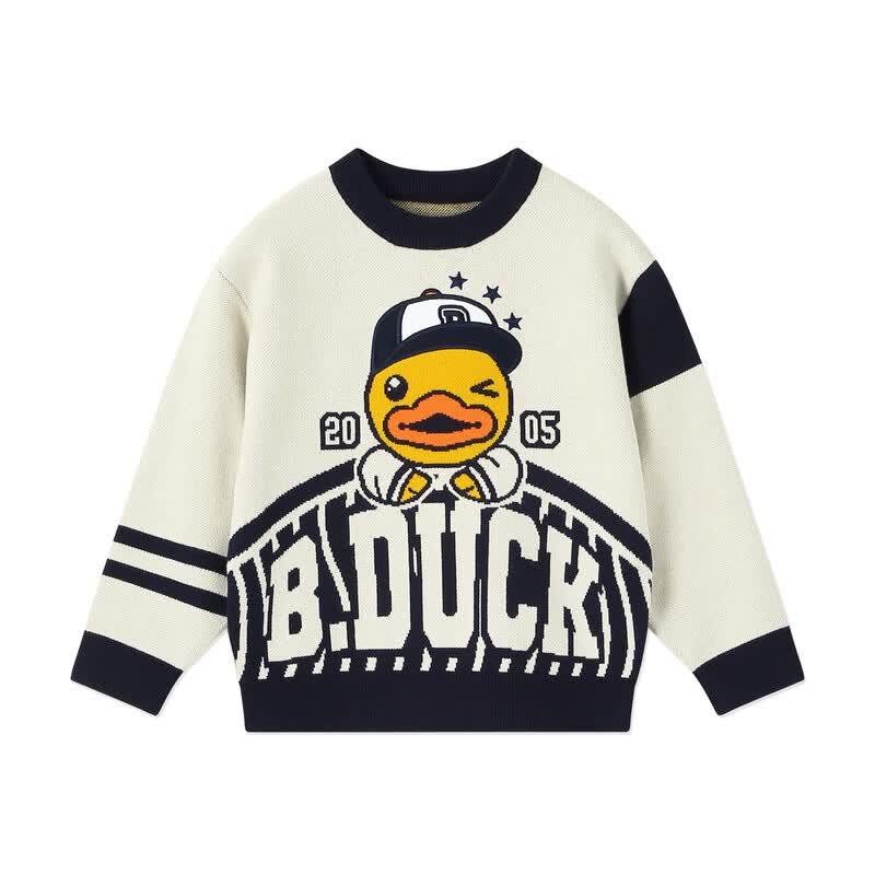 B.Duck Boys' Casual Knitted Sweater