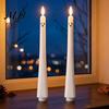 Unique Holiday Interior Lighting Christmas Candle Light, 3D Printed Santa Snowman Tree Light with Remote Decor Control, LED Ghost Flameless