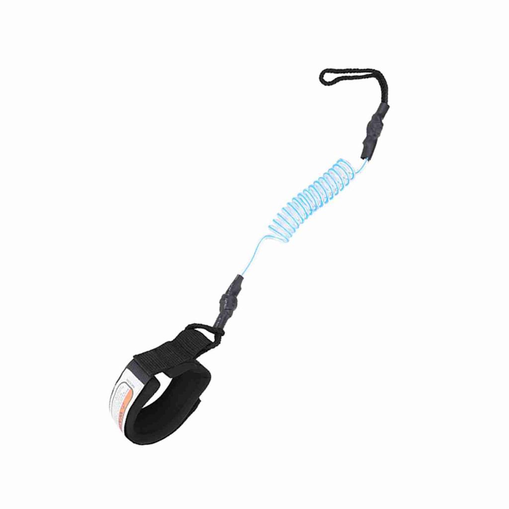 Laisse de Surf Stand Up Paddle Board 5mm Ressort Spiralé Corde de Pied pour Planche de Surf