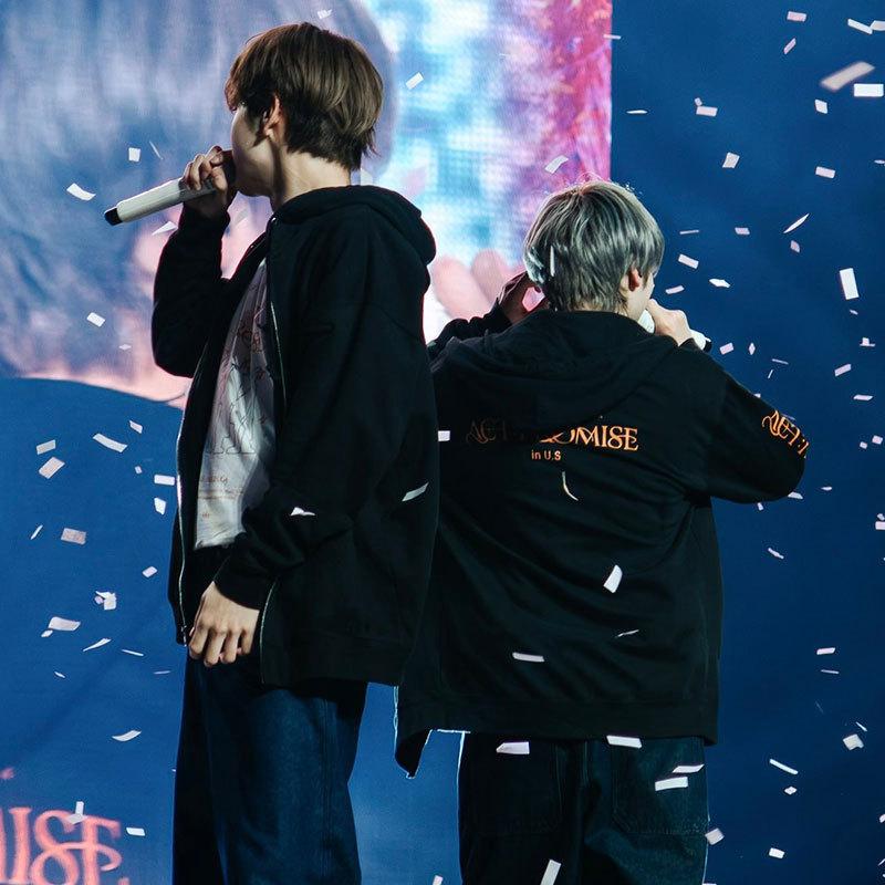 TX T2024 World Tour Concert ActPromise Peripheral Same Short Sleeve T-Shirt Printed Bottom Shirt on Clothes