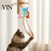 Durable Woven Rope Cat Toy Plush Frog Toy, Interactive Kitten with Bell And Feathers, Pet Supplies for Playtime Long Leg Frog, Chew Indoor Cats