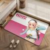 Character S-Super Sonico Floor Mat Eco Diatomite Antibacterial Odor-Resistant Floor Mat & Drain Pad for Kitchen & Bathroom