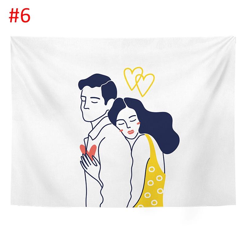 Гобелен настенный фон художественная ткань спальня гостиная домашний декор 100x75cm — фото 11