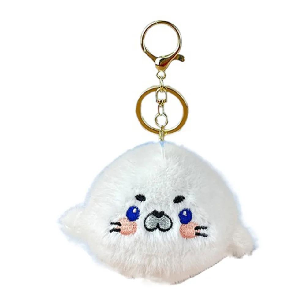 Turtle Ocean Animal Plush Keychain Octopus Starfish Plush Whale Keychain PP Cotton Simulation Animal Whale Small Pendant