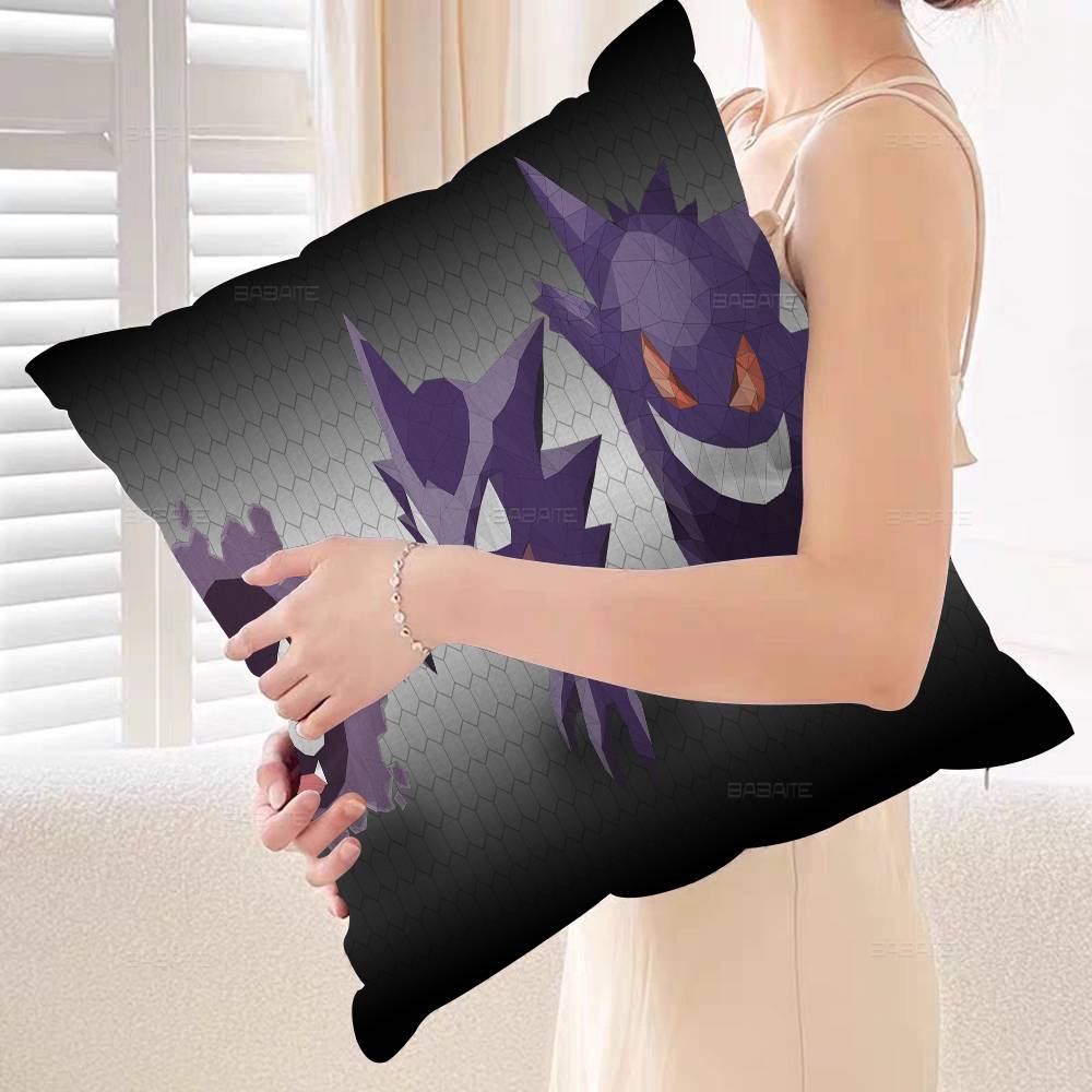 G-Gengars Kissen Geschenk Heim Büro Dekoration Schlafzimmer Sofa Auto Kissenbezug Hülle 45x45