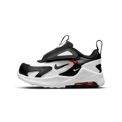 Air Max Bolt TD White Black Baby Sneakers Bright-Crimson CW1629-100