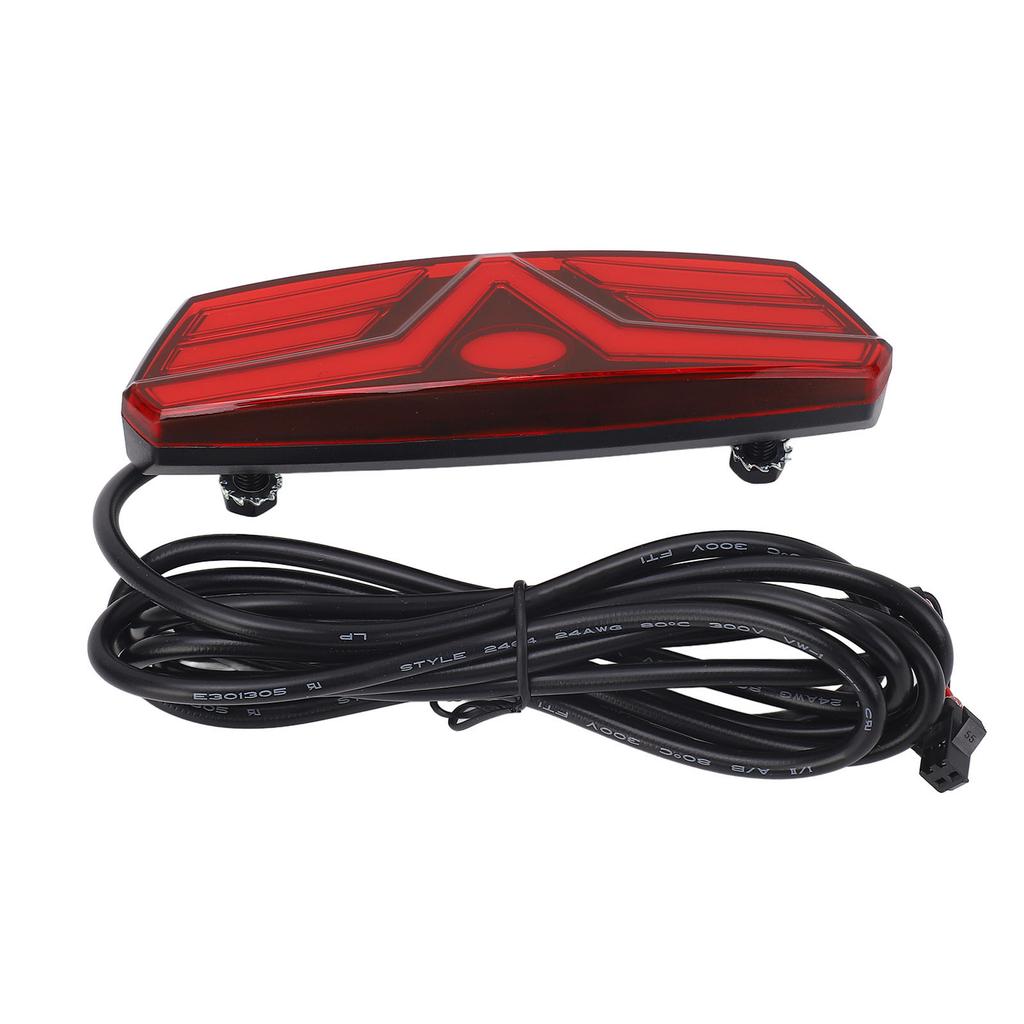 Electric Bike Brake Rear Light High Brightness Energy Saving LED Bicycle Brake Warning Lamp 48V Common Connector