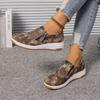Women's Autumn New Casual Yunda Shoes Women's Platform Muffin Leather One Step Casual Single Shoes