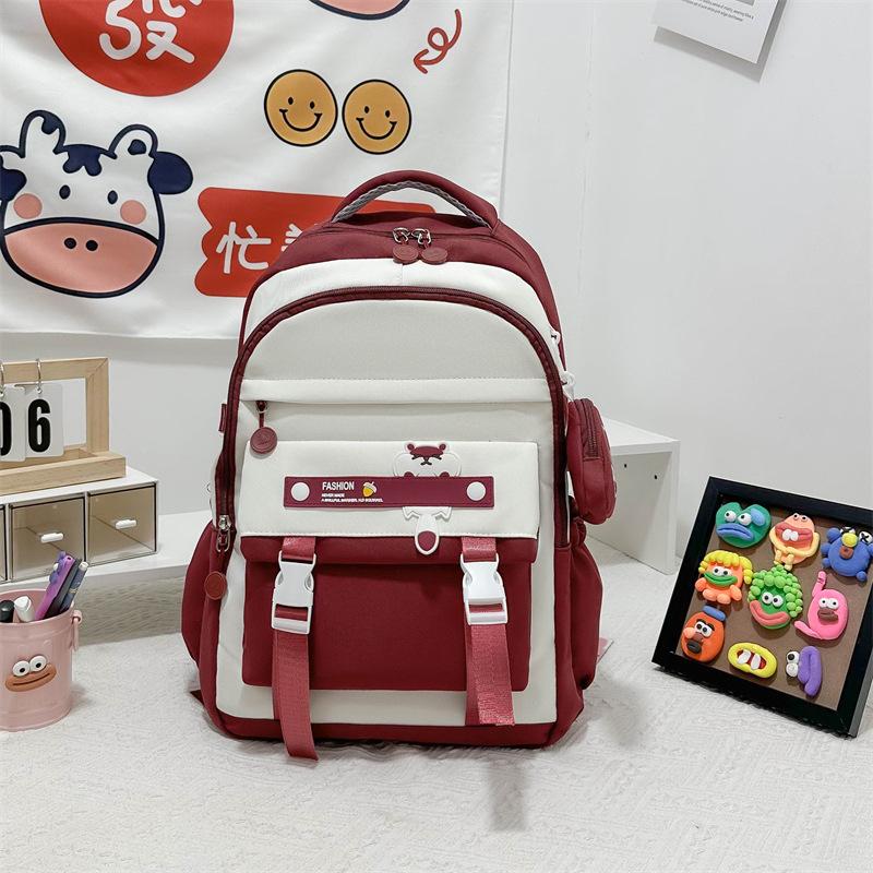 Korean version schoolbag ins niche large-capacity backpack sixth grade girls high value primary school students junior high school students backpack