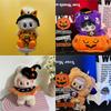 Halloween Accessories For Labubu Devil Clothes Pumpkin Set For 15/17Cm V1V2V3 Doll Mini Plush Doll Devil Wing Halloween Costume