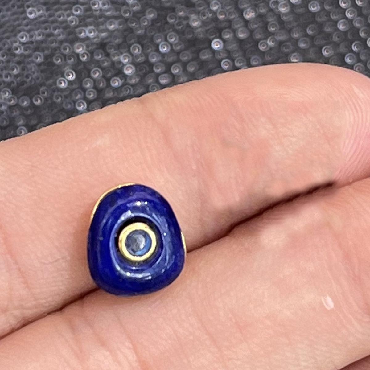 

1 шт., Подвеска из натурального камня с золотыми акцентами, Бохо-шармы из лазурита, 0,9×1 см, для DIY-аксессуаров для ожерелья, Изготовления ювелирных изделий, Уникальный рождественский подарок 1Pc/9×10mm