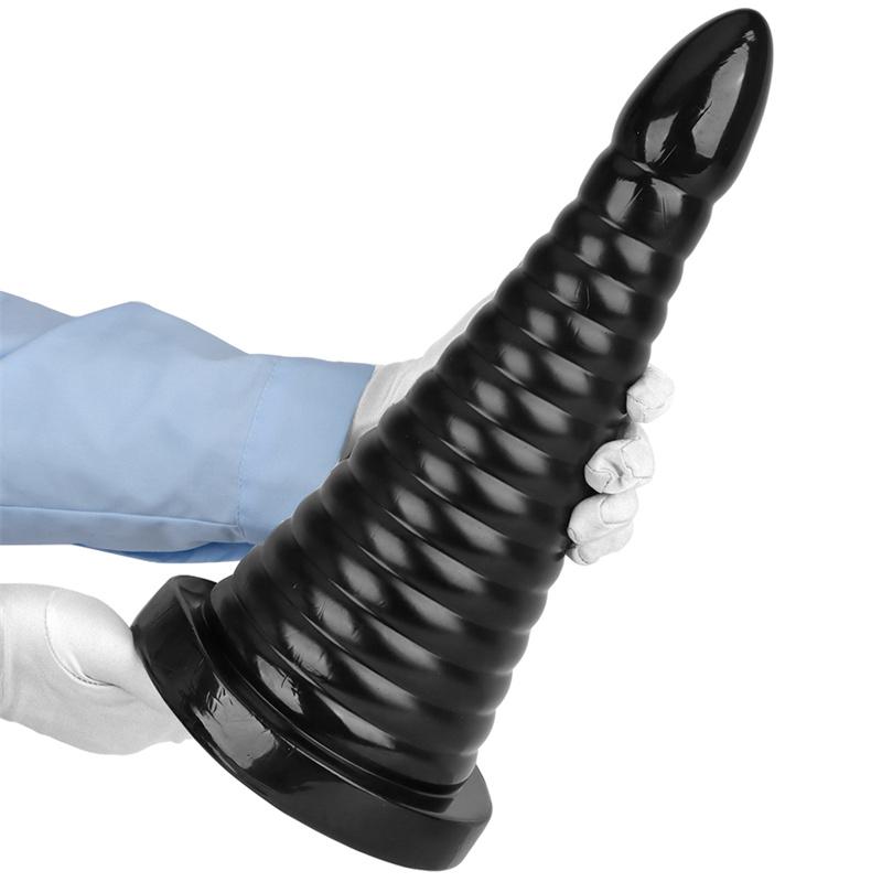 37 cm velká černá chryzantéma anus anus plug Extra velký tlustý anální expandér expanzní hračka Sex produkt Pagoda Penis