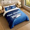 Bedding Set 1 Duvet Cover 2 Pillowcases Leeds Rhinos Print Soft Bed Linen Bedroom Decor