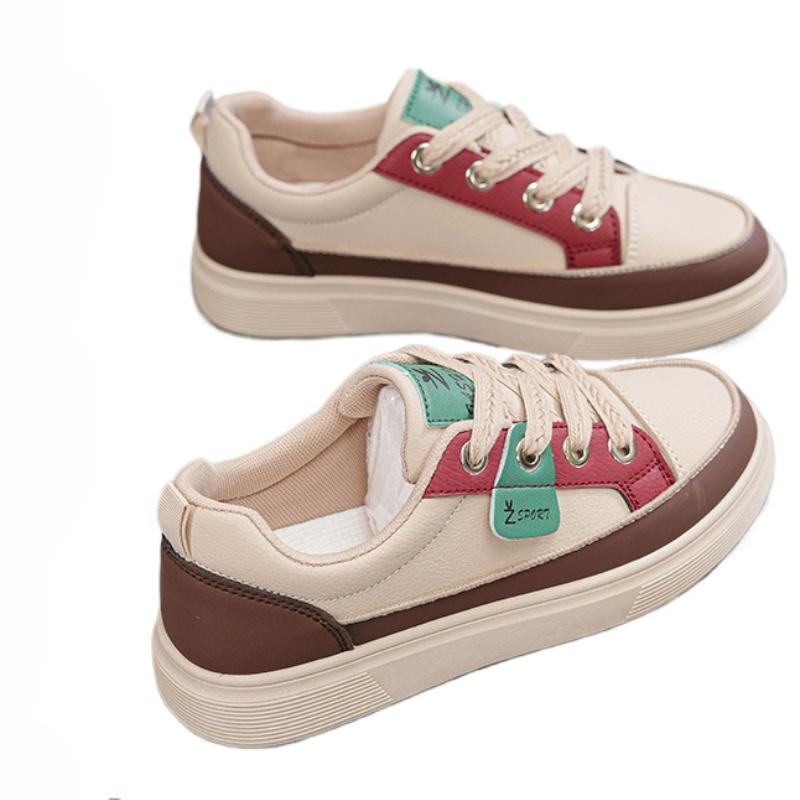 Spring Autumn Light Women Casual Shoes Versatile Women's Vulcanized Shoes Comfortable Walking Shoes Mixed Colors Skateboard Shoe
