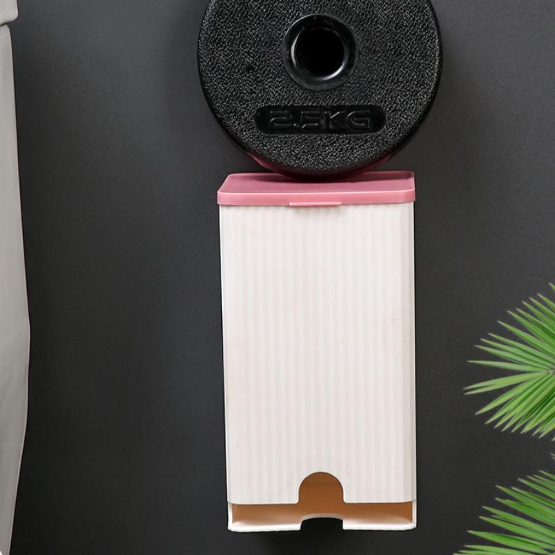 Nástěnné úložné boxy na hygienické vložky Koupelnové organizéry Příslušenství Prachotěsné Přenosné Multifunkční Velká kapacita