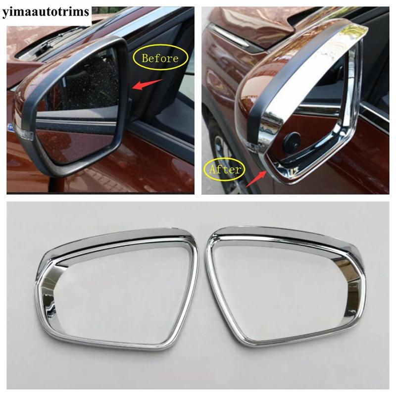 Rückspiegel Regenschutz Augenbraue Regenabdeckung Zierleiste Zubehör für Citroen C5 Aircross 2018 - 2024 Peugeot 3008 5008 GT 2017 -