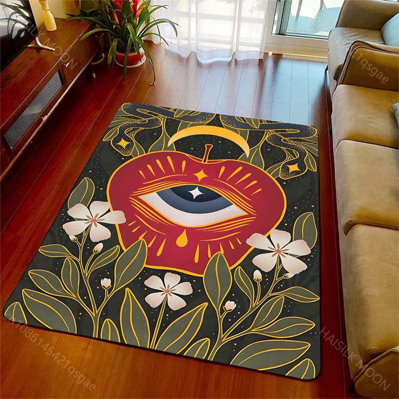 17 Styles Witch Eye Pattern Rug Carpets for Bedroom Living Room Sofa Mat Door Mat Dressing Room Rugs for Gifts