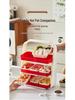 Multi-Layer Kitchen Hot Pot Side Dish Tray - Large Capacity Storage Plate