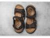 Men's Cross-Border Large Size Breathable Summer Velcro Sandals – Trendy Air Cushion Outdoor Beach Shoes.