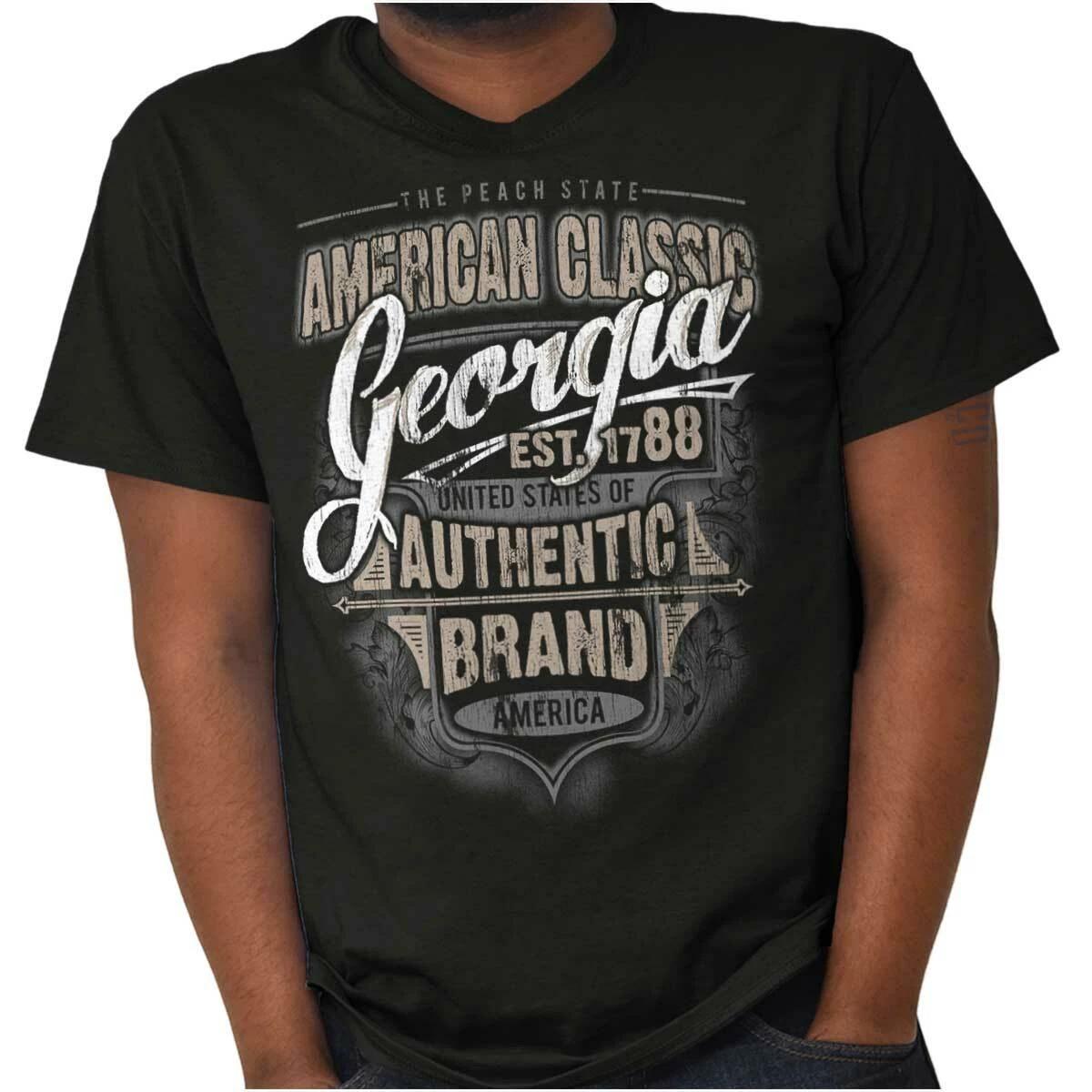 Georgia American Souvenir Country GA USA Womens or Mens Crewneck T Shirt Tee M