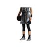 Li Ning Wade Series Letter Splicing Mid-Rise Drawstring Straight-Leg Sports Shorts Men Shorts Shadow-Gray AAPU063-1