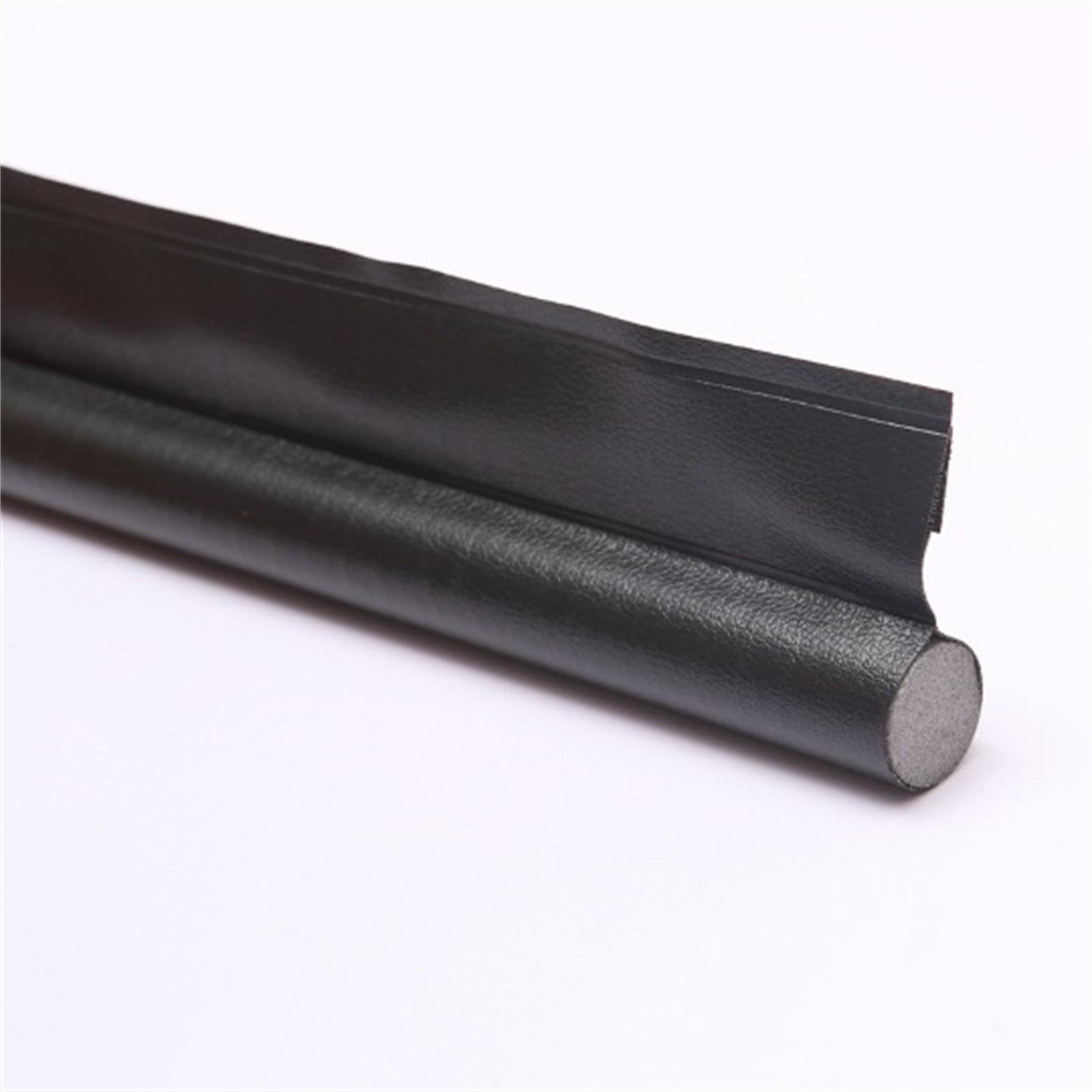 Foamed Door Bottom Sealing Strips, Glass Doors, Security Doors, Wooden Doors, Insect-proof, Windproof, Impact-resistant One Size чёрный