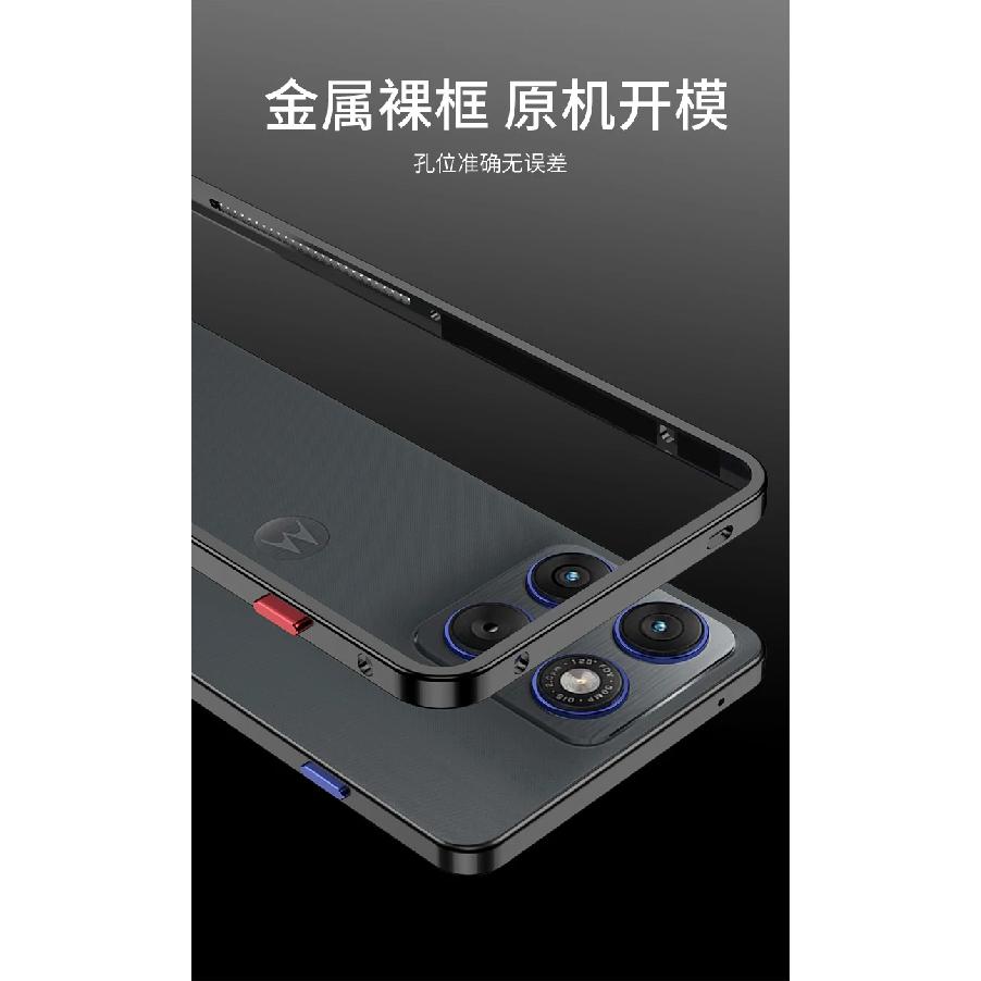 For Motorola Edge 70 Moto X70 Air Case Transparent Aluminum Alloy Frame Cover For Motorola Edge70 Shock-Absorbing Bumper Funda