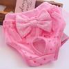 Yousheng Dog Menstrual Pants Comfortable Anti-harassment Cotton Pet Puppy Dog Bowknot Diaper Clothing Pet Supplies
