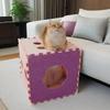 Wear-resistant Cat Climbing Mat L Shape Double-layer Cat House Cat Play Rest Felt Cat Nest  Indoor