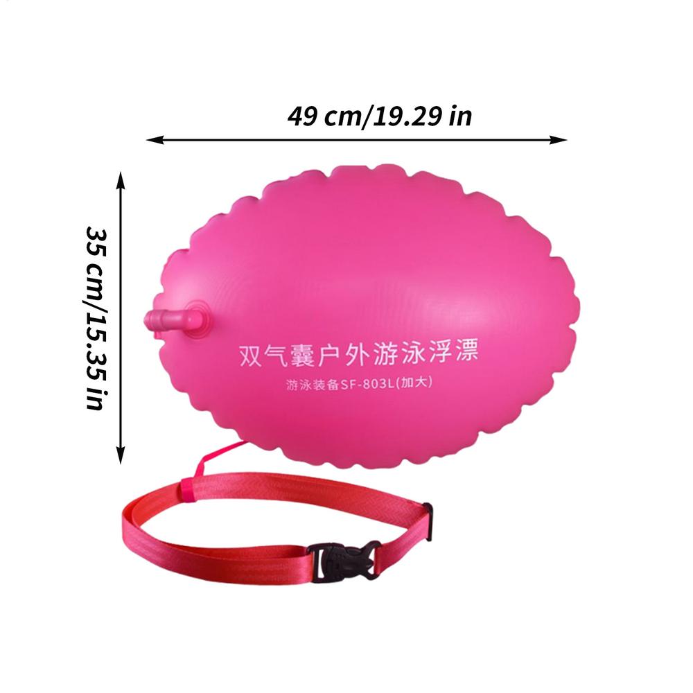 Swim Buoy Open Water Inflatable Buoy For Swimming Highly Visible Safety Equipment Outdoor Activities Tool For Fitness
