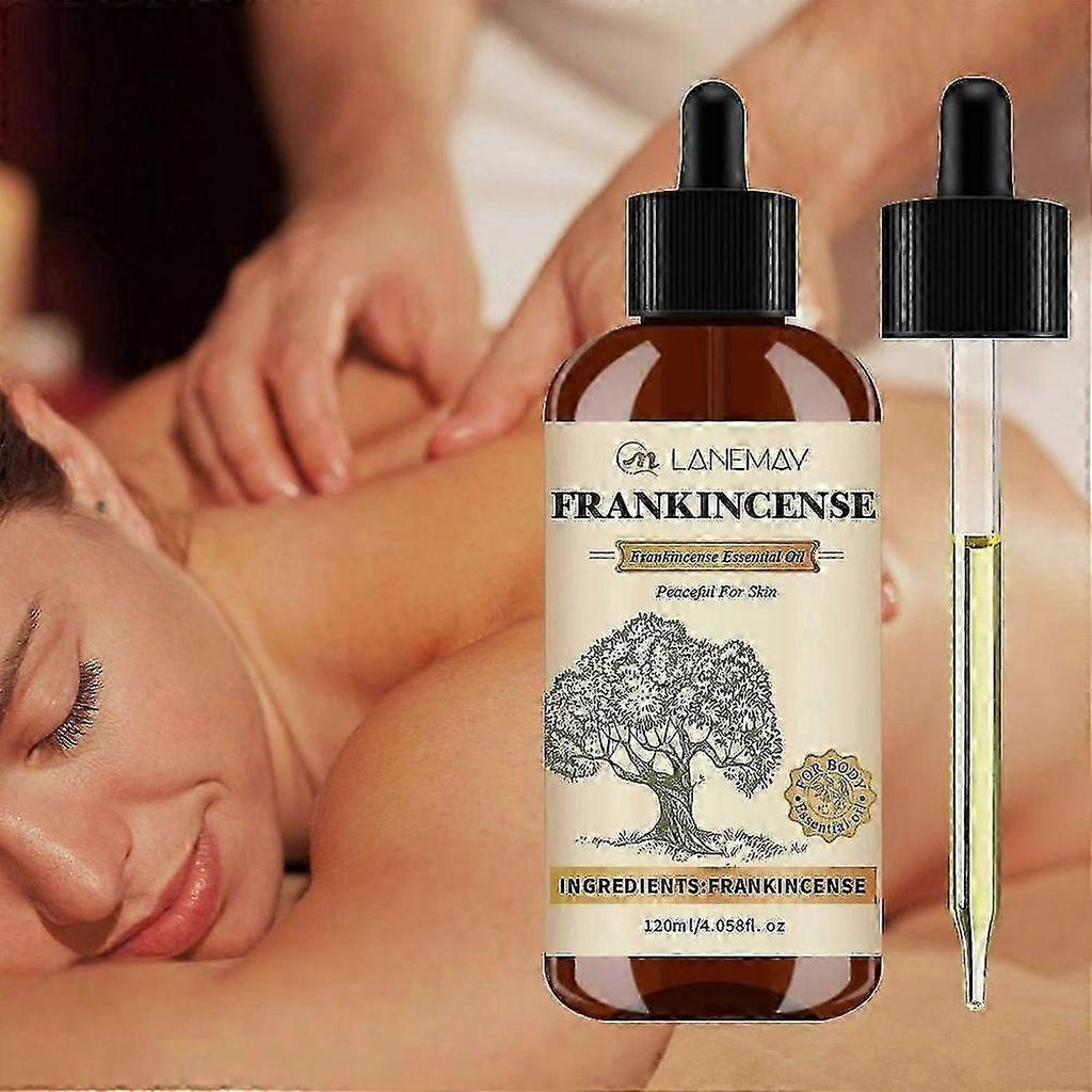 Frankincense Essential Oil - 100% Pure Natural Frankincense Essential Oil for Diffuser and Aromatherapy - Frankincense Massage Oil for Face & Body