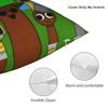 Sprunki Game Square Pillow Cases Cartoon Cushion Cover Fashion Polyester Decor Pillowcover for Car 45x45cm